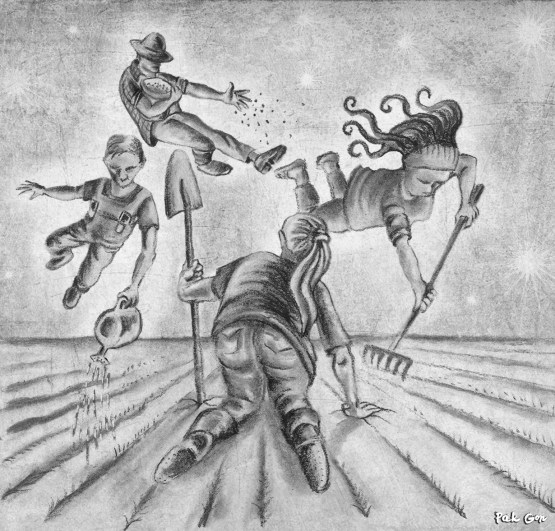 ilustración para Fanzine La Chimenea nº27