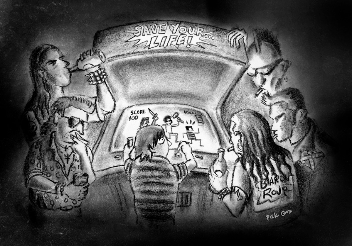 ilustración para Fanzine La Chimenea nº50 - carboncillo, conté, retoque digital